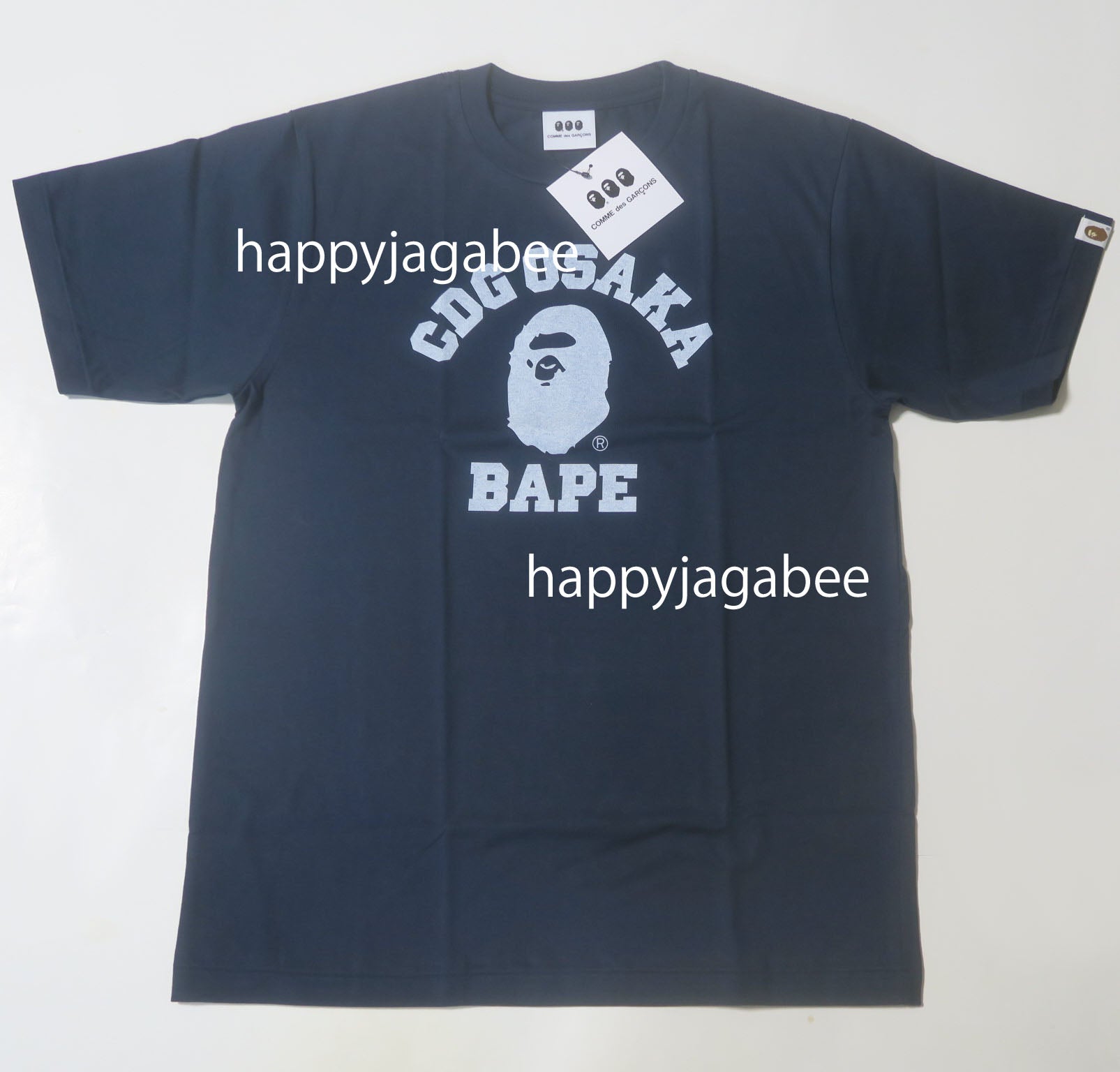 A BATHING APE COMME des GARÇONS CDG OSAKA Limited BAPE COLLEGE TEE