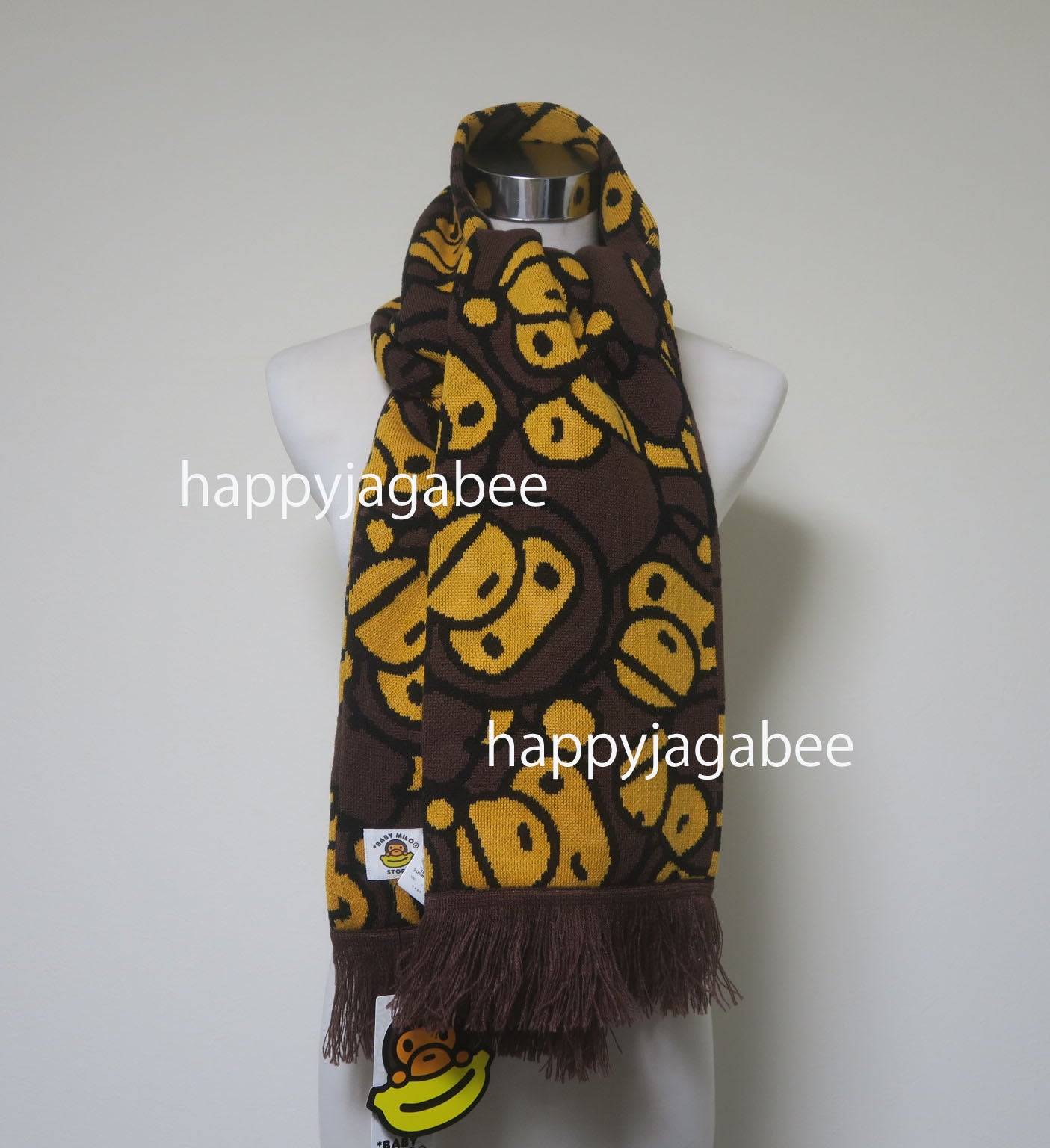 A BATHING APE BABY MILO STORE ALL BABY MILO SCARF