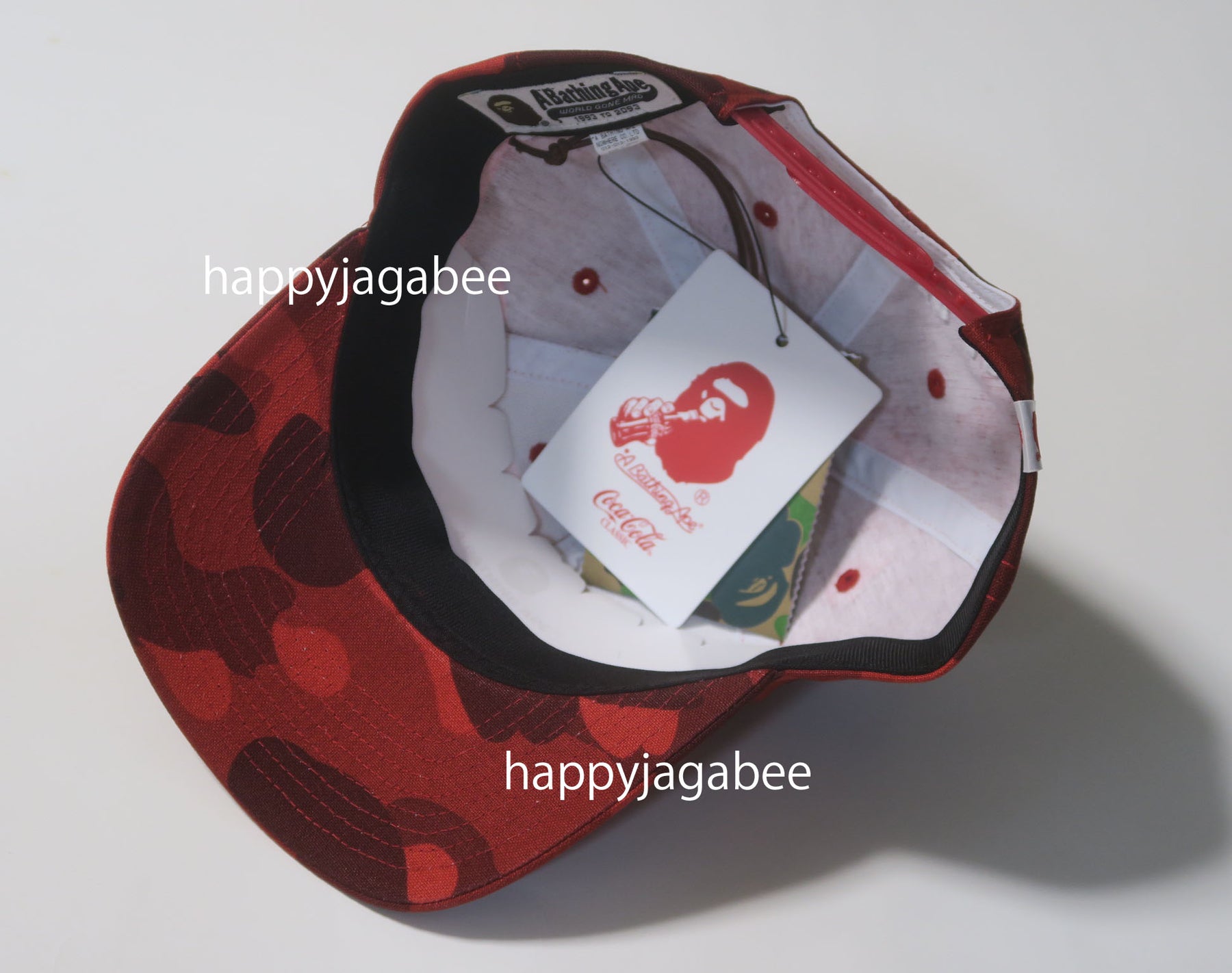 A BATHING APE BAPE x COCA-COLA COLOR CAMO SNAP BACK CAP