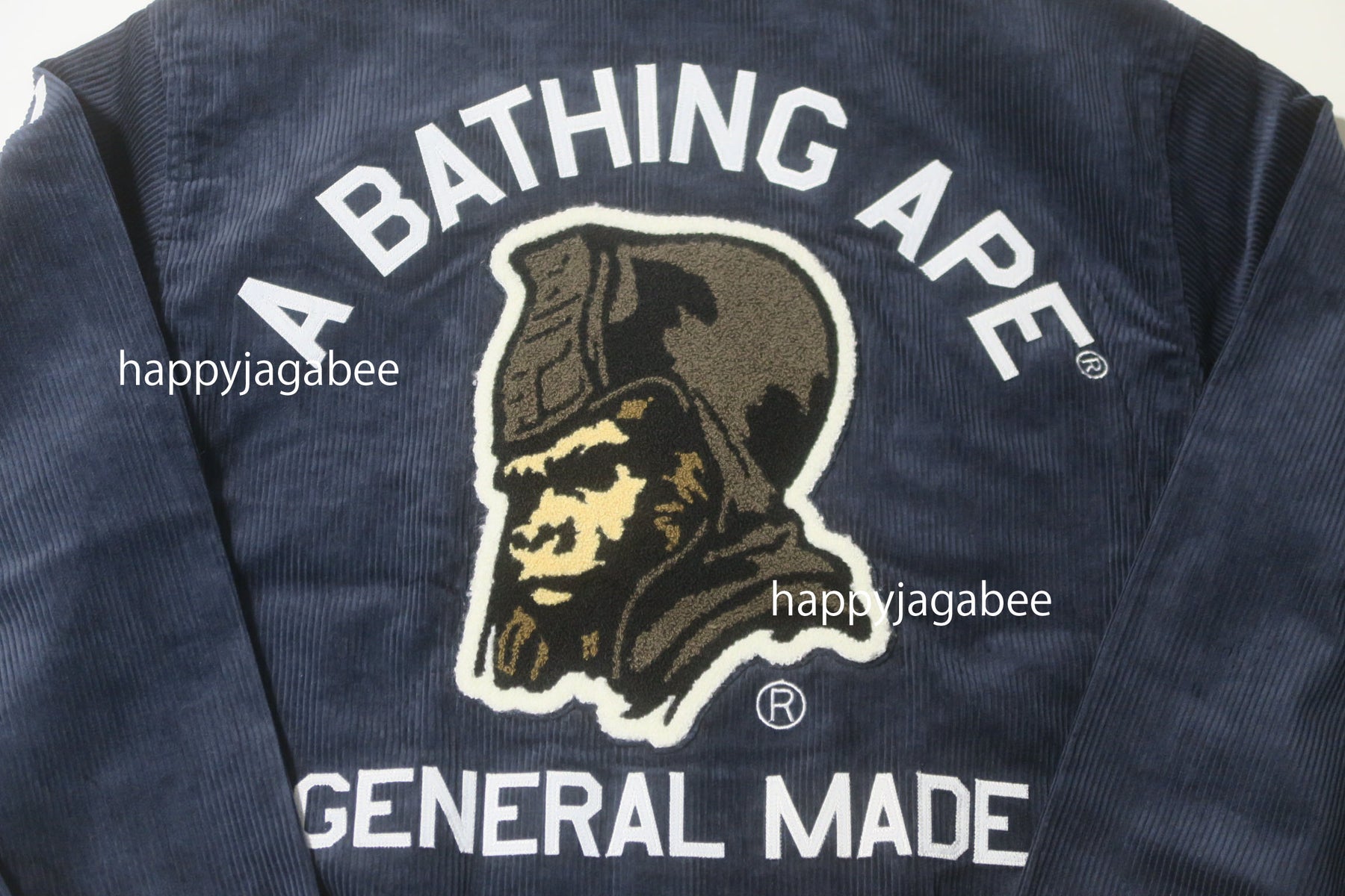 A BATHING APE GENERAL CORDUROY VARSITY JACKET – happyjagabee store