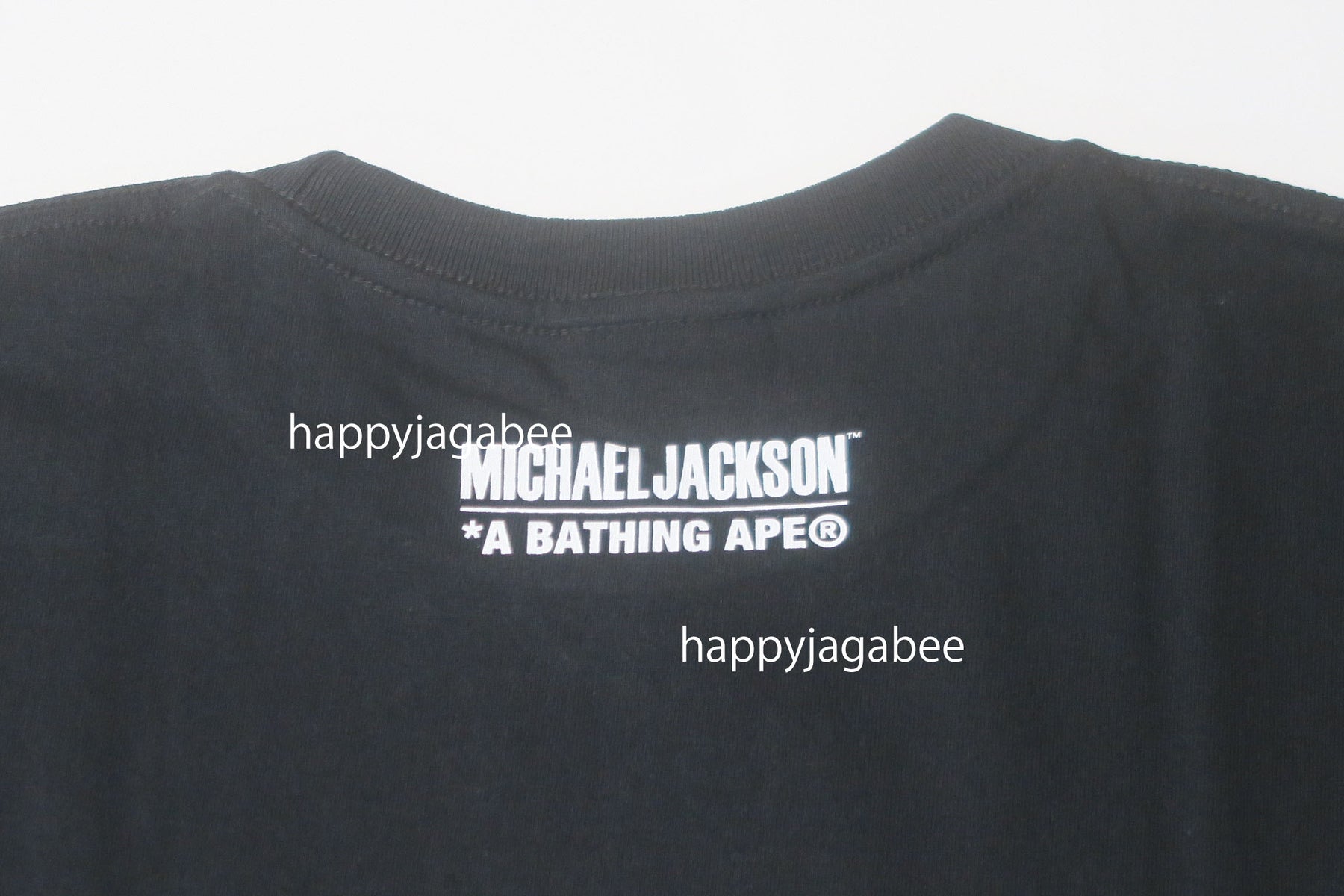 A BATHING APE BAPE x MICHAEL JACKSON ALBUM JACKET APE HEAD TEE