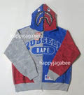 A BATHING APE BAPE x RUSSELL SHARK FULL ZIP HOODIE