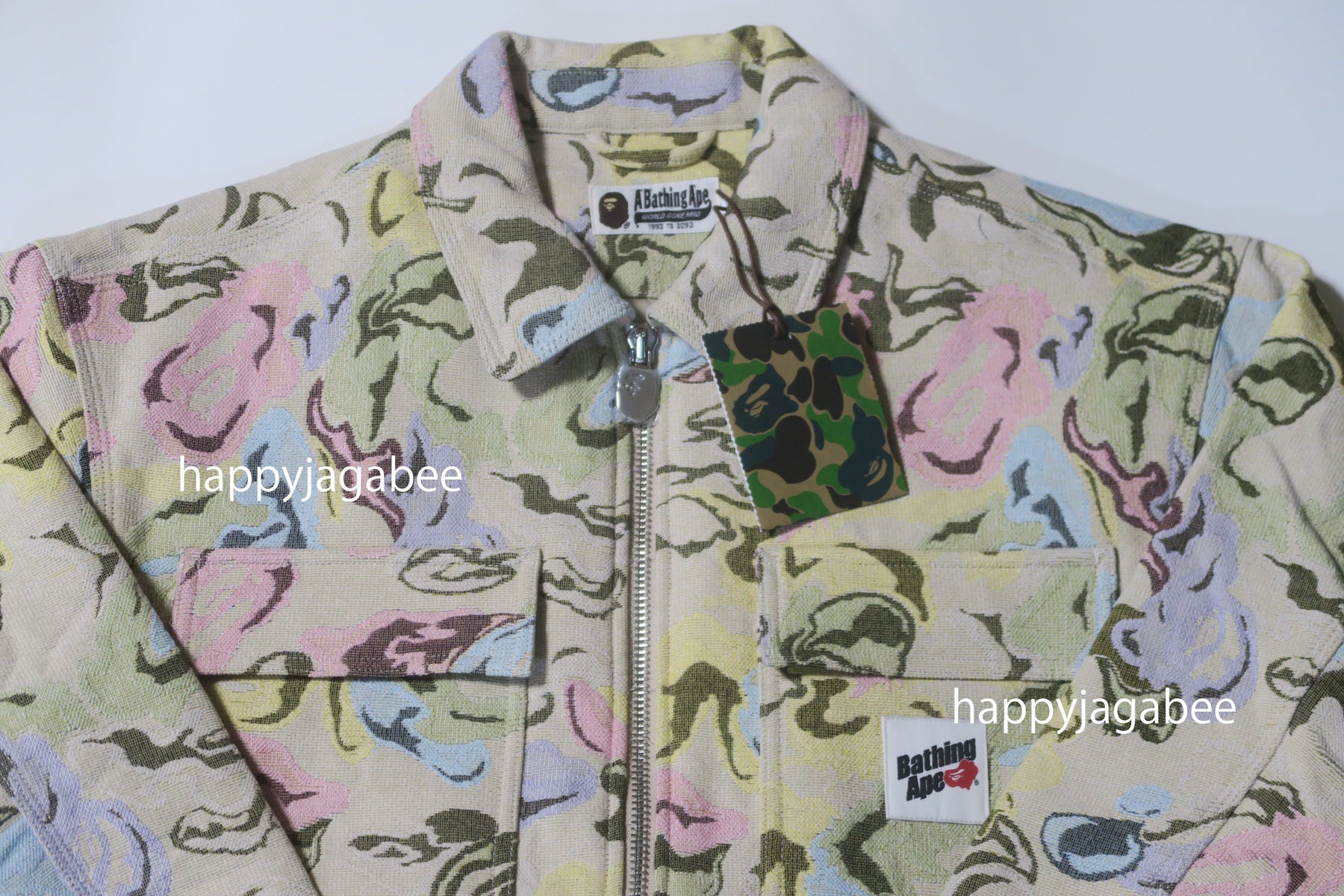 A BATHING APE BAPE ART CAMO GOBELIN WORK JACKET – happyjagabee store