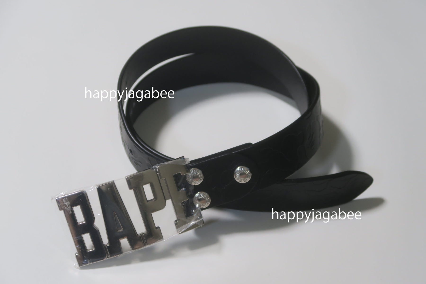 A BATHING APE SOLID CAMO BAPE LEATHER BELT – happyjagabee store