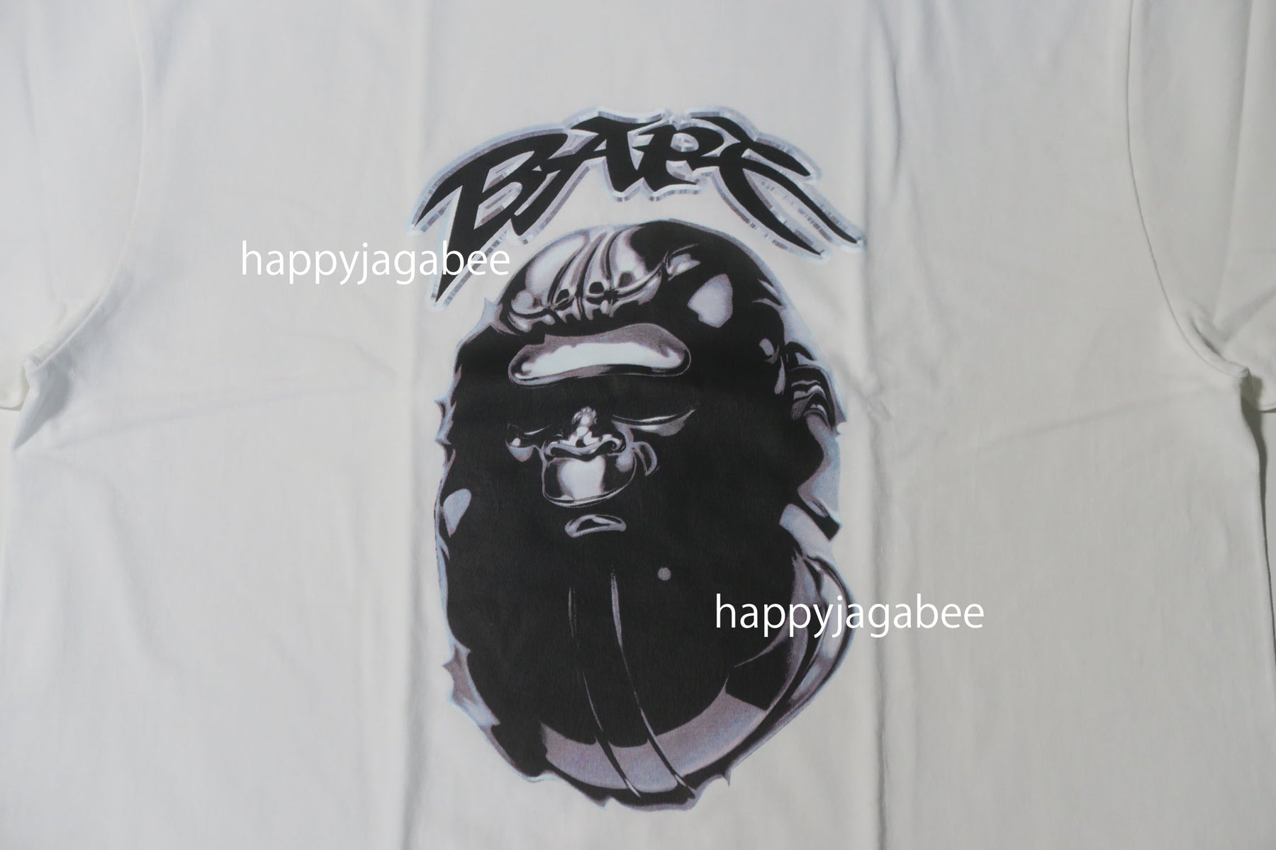 BATHING APE APE HEAD GRAFFITI TEE