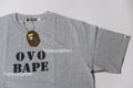 A BATHING APE BAPE x OVO STENCIL LOGO TEE