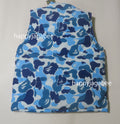 A BATHING APE ABC CAMO REVERSIBLE DOWN VEST