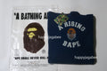 A BATHING APE A RISING BAPE INDIGO PULLOVER HOODIE ( RELAXED FIT )