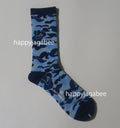 A BATHING APE ABC CAMO JACQUARD SOCKS