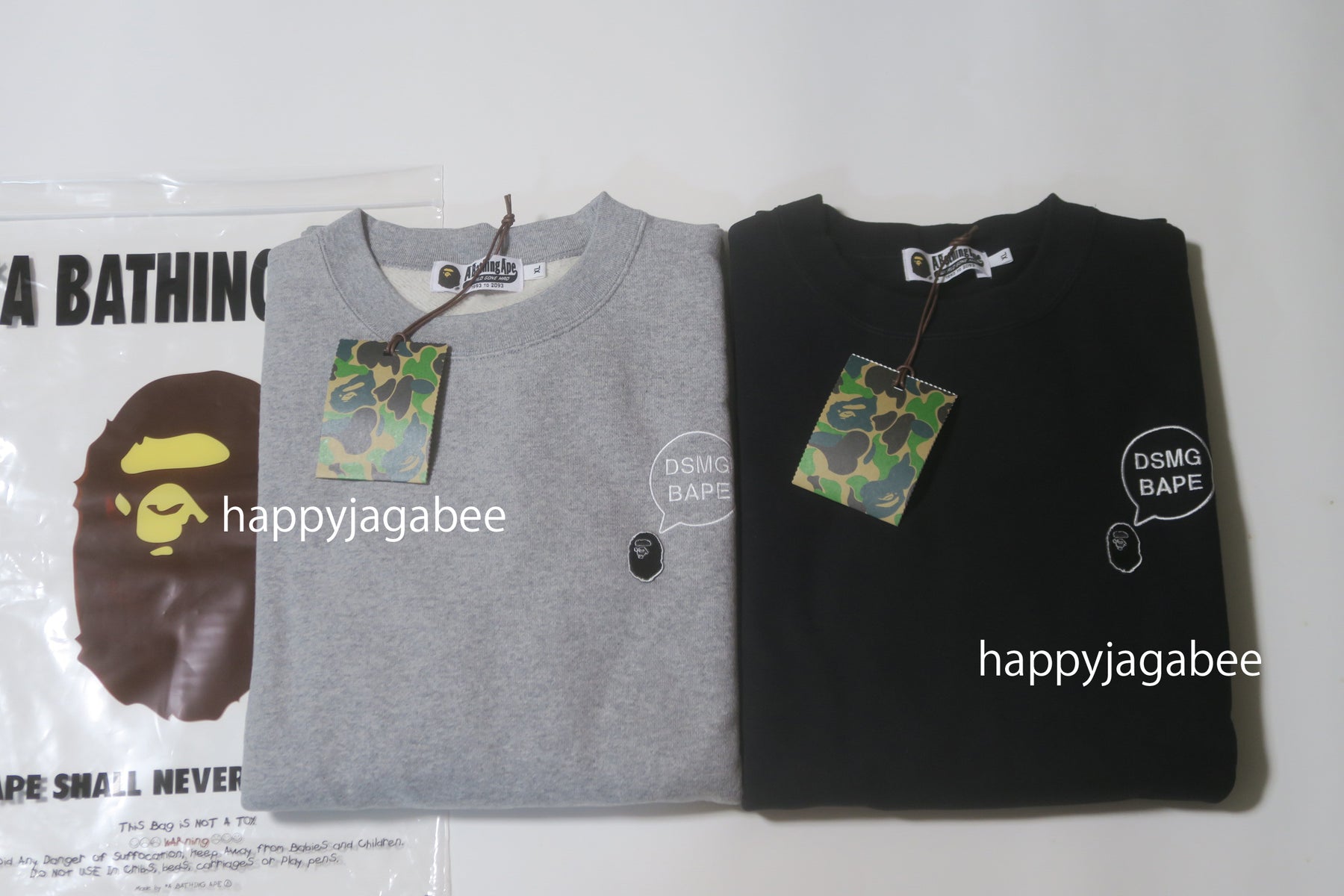 A BATHING APE BAPE x DSMG CREWNECK – happyjagabee store