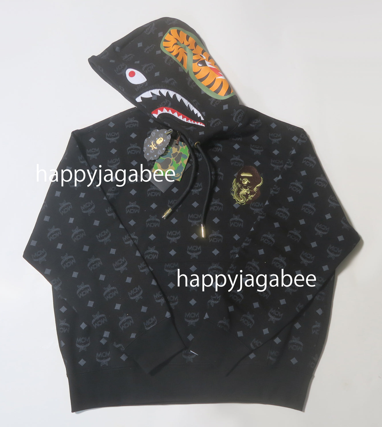 Bape x mcm online hoodie