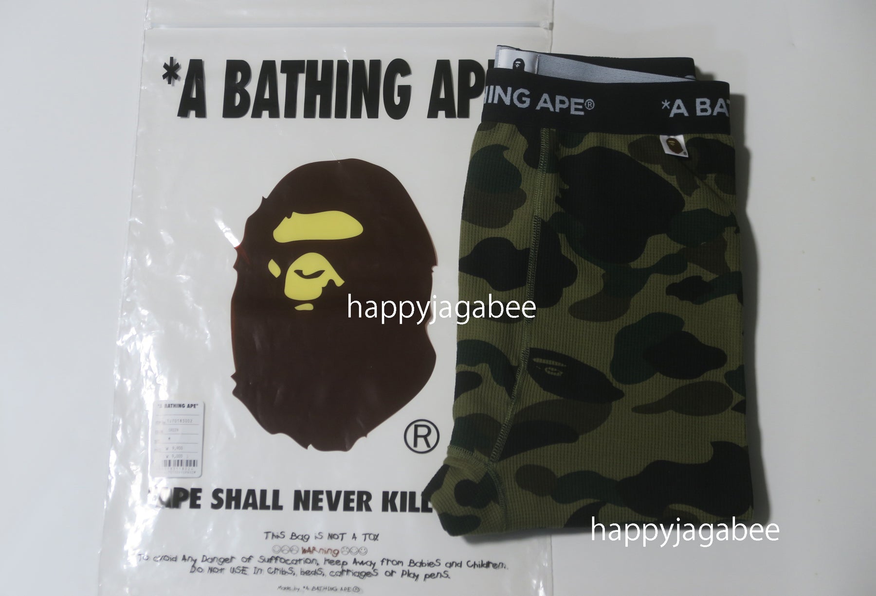 A BATHING APE 1A BATHING APE 1ST CAMO THERMAL LEGGINGS