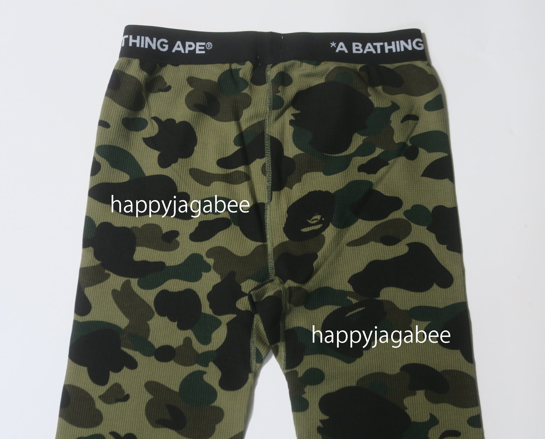 A BATHING APE 1A BATHING APE 1ST CAMO THERMAL LEGGINGS