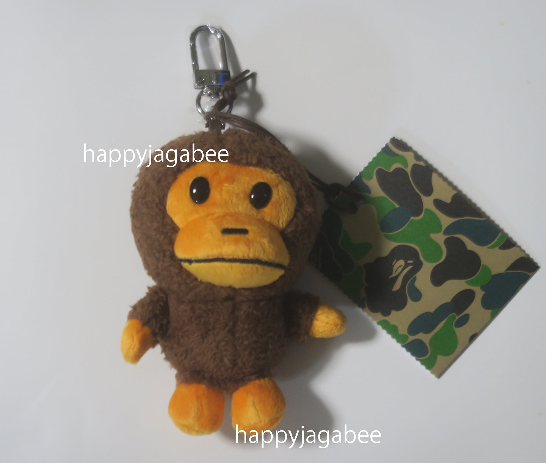 A BATHING APE BABY MILO PLUSH DOLL KEY CHAIN 12CM ( 4.7