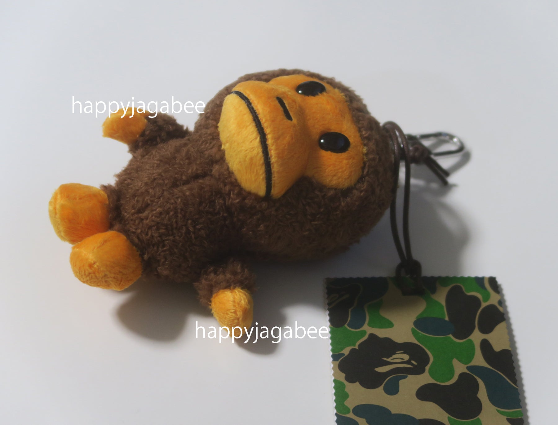 A BATHING APE BABY MILO PLUSH DOLL KEY CHAIN 12CM ( 4.7