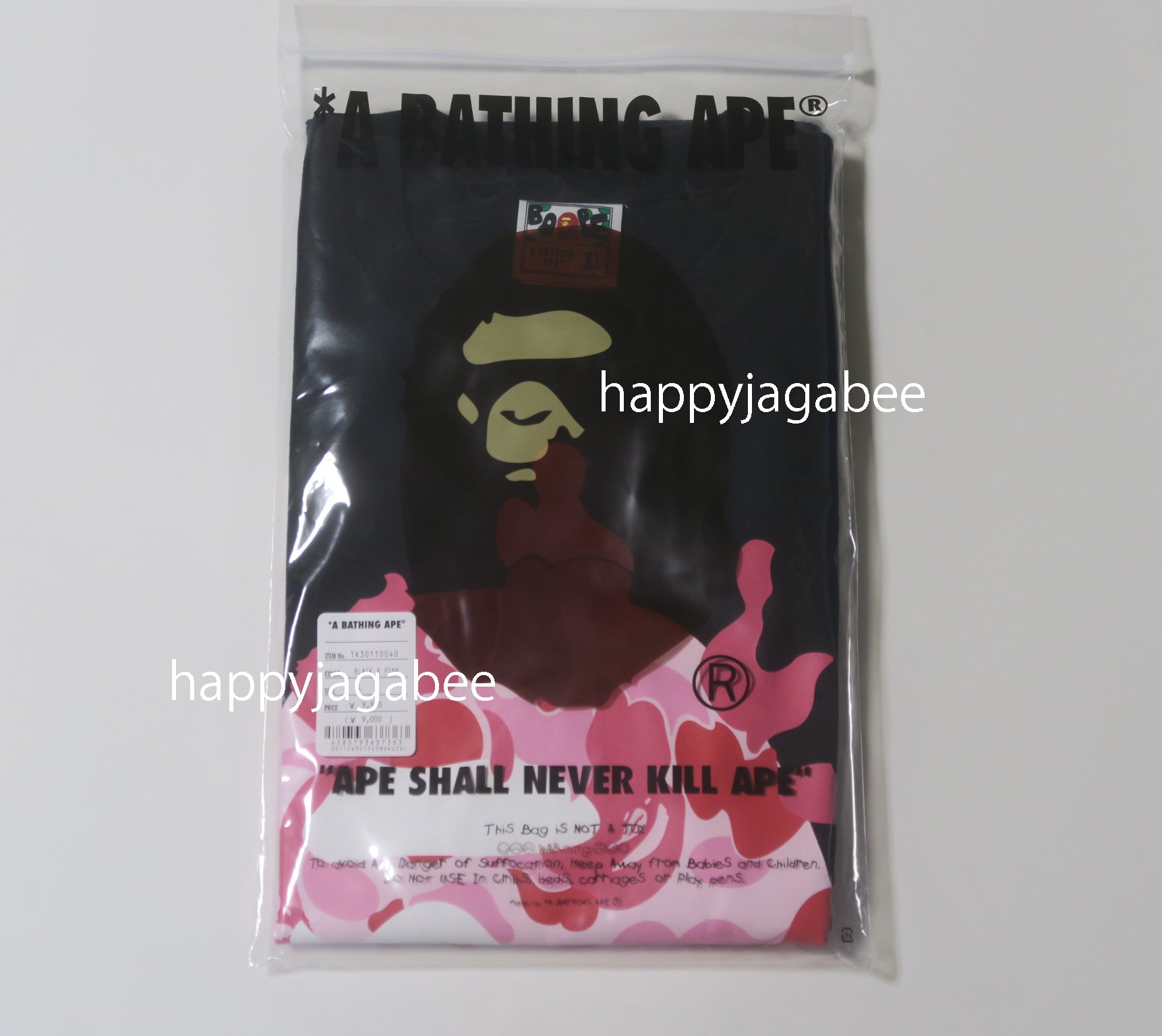 A BATHING APE ABC CAMO REBUILD BIG APE HEAD TEE – happyjagabee store