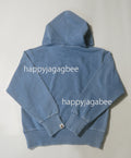 A BATHING APE Ladies' COLLEGE INDIGO PULLOVER HOODIE