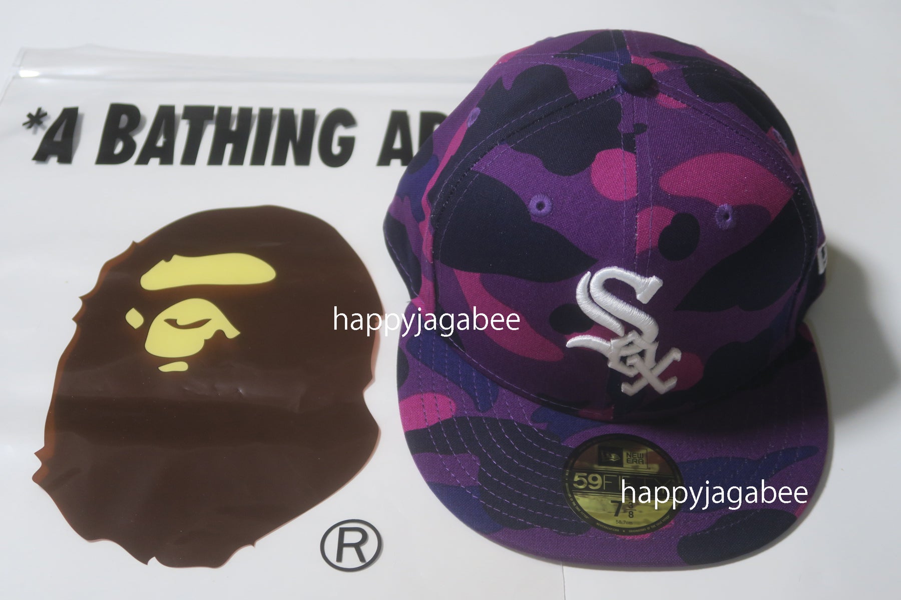 A BATHING APE BAPE x MLB x NEW ERA WHITE SOX 59FIFTY CAP