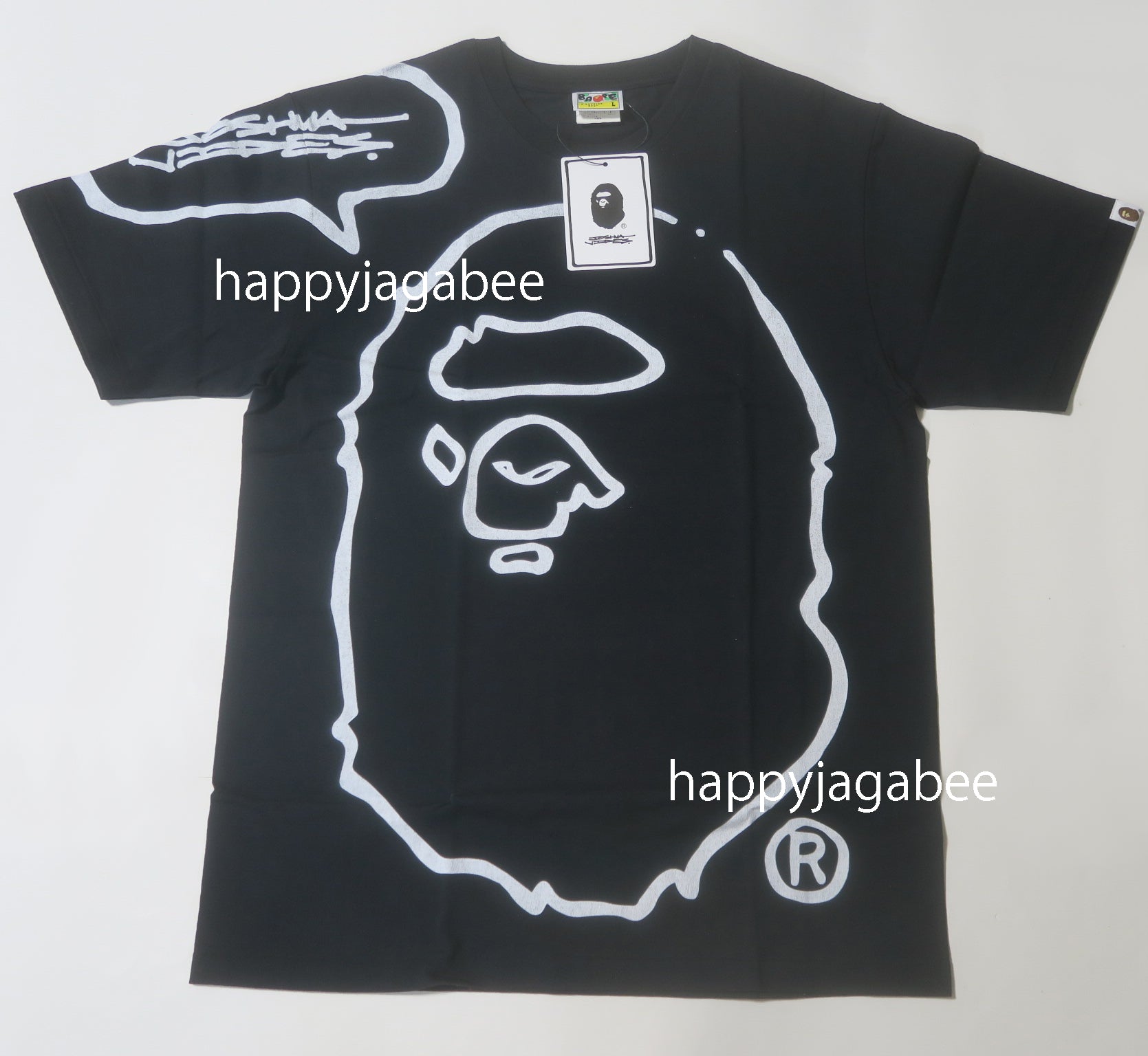 A BATHING APE JOSHUA VIDES APE HEAD TEE