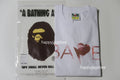 A BATHING APE Ladies' 1ST CAMO HEART BAPE LOGO TEE