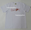 A BATHING APE Ladies' 1ST CAMO HEART BAPE LOGO TEE