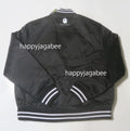 A BATHING APE ONLINE EXCLUSIVE BAPE ONLINE COLLEGE ONE POINT NYLON VARSITY JACKET