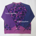 A BATHING APE COLOR CAMO COLLEGE CREWNECK