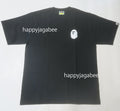 A BATHING APE ONLINE EXCLUSIVE BICOLOR MULTI LOGO TEE