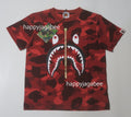 A BATHING APE BAPE KIDS COLOR CAMO SHARK TEE