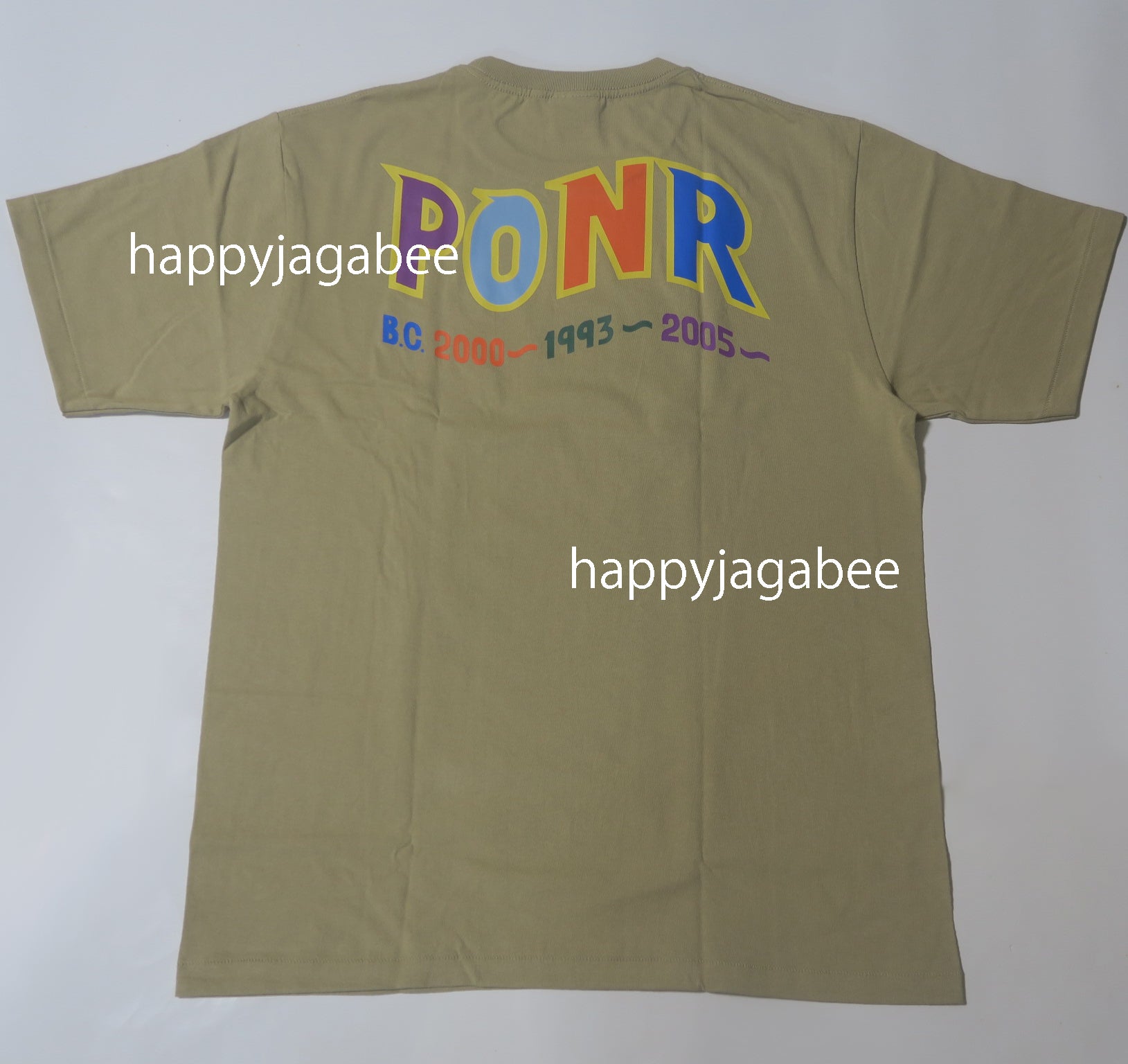 A BATHING APE COLORS SHARK PONR TEE