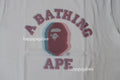 A BATHING APE GLITCH ART COLLEGE TEE