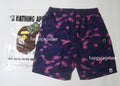 A BATHING APE COLOR CAMO BEACH SHORTS PANTS