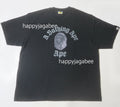 A BATHING APE GOTHIC GOLLEGE RELAXED FIT TEE