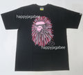 A BATHING APE APE HEAD FIREWORK TEE #1 ( Glow in the Dark )