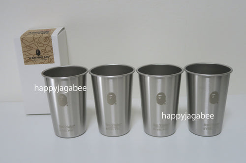 A BATHING APE BAPE KLEN KANTEEN PINT CUP 16oz 4 pcs SET