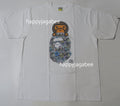 A BATHING APE FLORAL CAMO MILO ON APE HEAD TEE