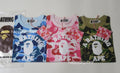 A BATHING APE Ladies' ABC CAMO COLLEGE MINI TEE