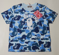 A BATHING APE Ladies' ABC CAMO COLLEGE MINI TEE