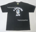 A BATHING APE FLORAL CAMO COLLEGE TEE