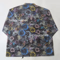 A BATHING APE FLORAL CAMO BATHING APE LOGO NYLON COACH JACKET