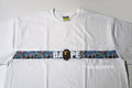 A BATHING APE FLORAL CAMO TAPE TEE