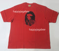 A BATHING APE SPRAY PRINT LOGO RELAXED FIT TEE