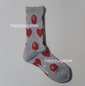 A BATHING APE Ladies' I LOVE BAPE MONOGRAM SOCKS