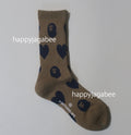 A BATHING APE Ladies' I LOVE BAPE MONOGRAM SOCKS