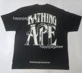 A BATHING APE SCREEN PRINT LOGO RELAXED FIT TEE