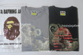 A BATHING APE TIGER AND DRAGON APE HEAD TEE