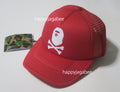 A BATHING APE CROSSBONE MESH CAP