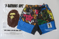 A BATHING APE BAPE KIDS ALL BABY MILO STA CLIMBING SHORTS