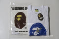 A BATHING APE LINE CAMO APE HEAD RELAXED FIT TEE