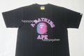 A BATHING APE GLITCH ART COLLEGE TEE